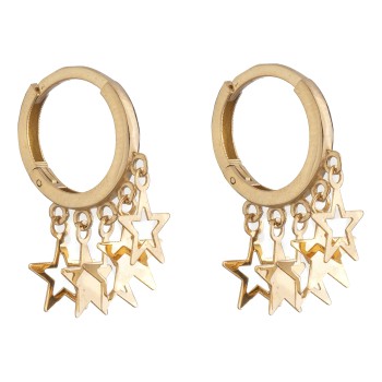 گوشواره طلا 18 عیار زنانه مدل E543