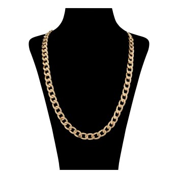 گردنبند طلا کم اجرت 18 عیار زنانه گلدم مدل PE-390011